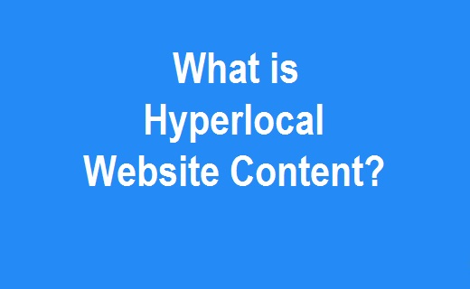 hyperlocal content