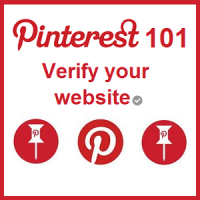 Pinterest 101: Verify your blog or Website