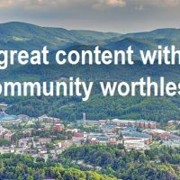 Is great content without community worthless?  