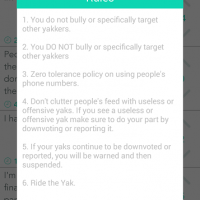 A Suggestion for Yik Yak’s Rules