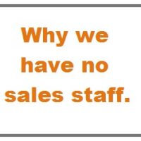 Why We Have No SEO Sales Staff