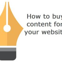 How To Buy Content for Your Website