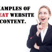 Great Examples of Business Website Content