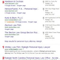 Better Google Local Results for Personal Injury Attorneys