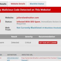 "This site may be hacked" Google Error in WordPress Website