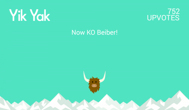 Now KO Bieber!