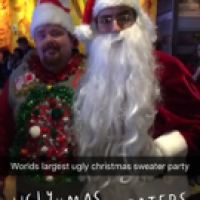 Ugly Xmas Sweaters Snapchat Story December 2015