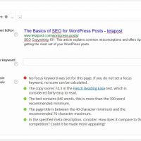 The Basics of SEO for WordPress Posts