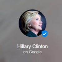 Hillary Clinton Google Podium Posts