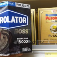 Purolator Boss Oil Filter Hexagonal Packaging and Marketing