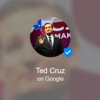 Ted Cruz Google Podium Posts Page