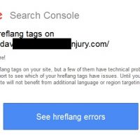 Errors in hreflang tags - Google Search Console Error Message