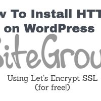 How To Install HTTPS on WordPress at SiteGround using Let's Encrypt SSL (For Free!)