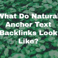 What Do Natural Anchor Text Backlinks Look Like?