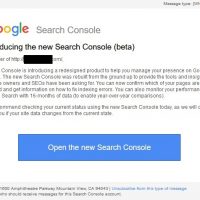 Introducing the new Search Console (beta) Message - What's New?