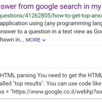 Top Answer "Answer Cards" Seen in Google Search Results