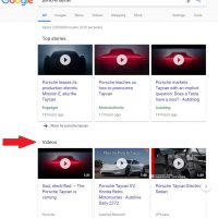 Video Carousel Comes to Google Desktop Search Results